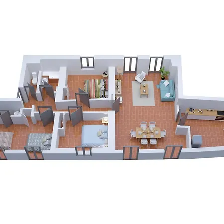 Cocon Carcassonnais - Free Parking - Wifi - Climatisation - Equipee Apartment *