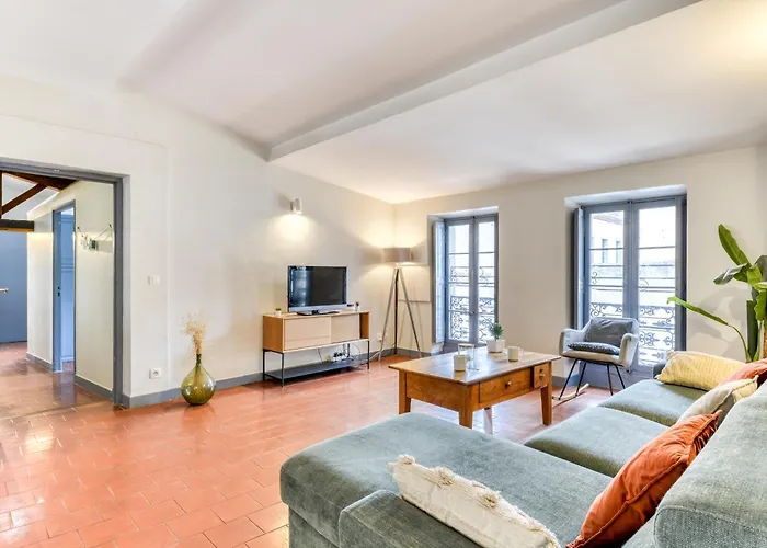 Апартаменты Cocon Carcassonnais - Free Parking - Wifi - Climatisation - Equipee *